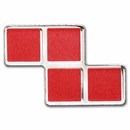 2023 Tetris™ Niue 1 oz Silver $2 Z-Tetrimino Block (Red)