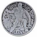 2023 Tuvalu 1 oz Silver Antiqued Gods of Olympus (Ares)