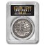 2023 Tuvalu 1 oz Silver Black Flag Antiqued Fancy MS-70 PCGS