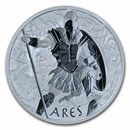 2023 Tuvalu 1 oz Silver Gods of Olympus BU (Ares)