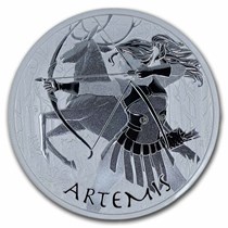 Buy 2023 TV 1 oz Silver Gods of Olympus Artemis BU | APMEX Buy 2023 TV 1 oz Silver Gods of Olympus Artemis BU | APMEX