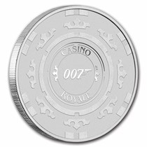 Buy 2023 1 oz Silver James Bond Casino Royale Chip BU | APMEX