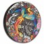 2023 Tuvalu 5 oz Silver Colorized Phoenix & Birds (Antiqued)