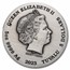 2023 Tuvalu 5 oz Silver Fire-Breathing Dragon Coin (Antiqued)