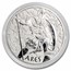 2023 Tuvalu 5 oz Silver Gods of Olympus Ares BU (Coin Only)