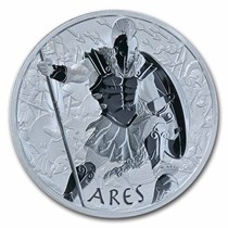 Buy 2023 Tuvalu 5 oz Silver Gods of Olympus BU (Ares, w/ COA) | APMEX
