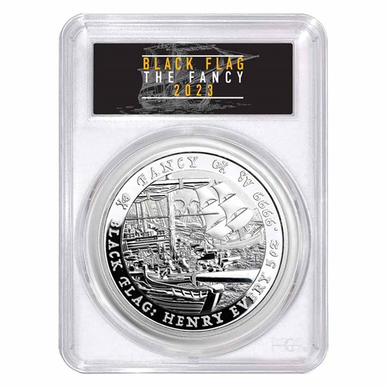 2023 Tuvalu 5 oz Silver The Fancy MS-70 PCGS (FS) 2023 Tuvalu 5 oz Silver The Fancy MS-70 PCGS (FS)