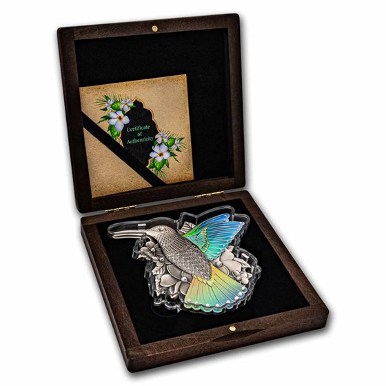 Buy 2023 Vanuatu 500 gram Silver Antique The Hummingbird Coin APMEX