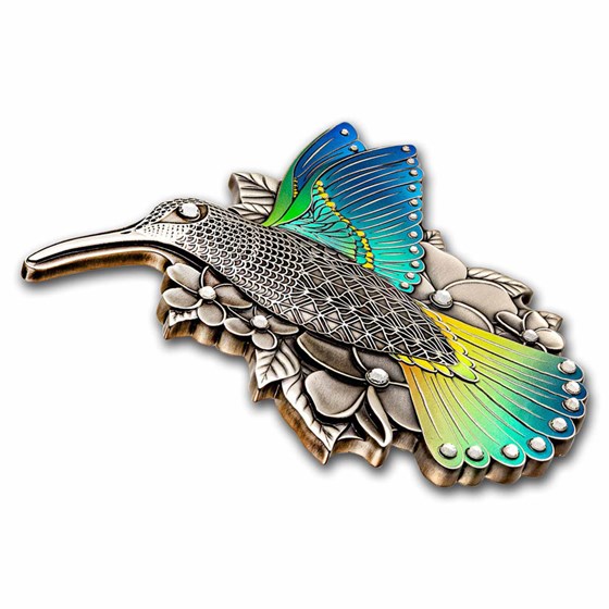 Buy 2023 Vanuatu 500 gram Silver Antique The Hummingbird Coin APMEX