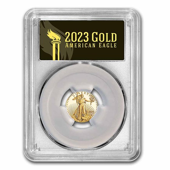 2023-W 1/10 oz Proof Gold Eagle PR-70 PCGS (AR, Black Label)