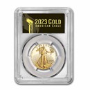2023-W 1/2 oz Proof Gold Eagle PR-70 PCGS (FDI, Black Label)