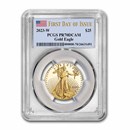 2023-W 1/2 oz Proof Gold Eagle PR-70 PCGS (First Day of Issue)
