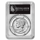 2023-W 1 oz Burnished Palladium Eagle SP-70 PCGS (FDI, Black)