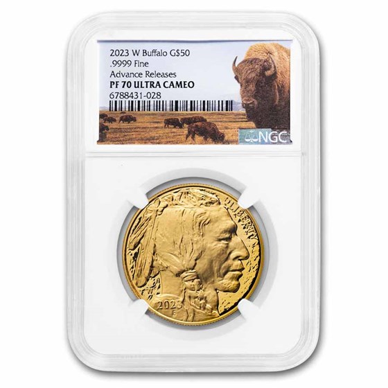 2023-W 1 oz Proof Gold Buffalo PF-70 NGC