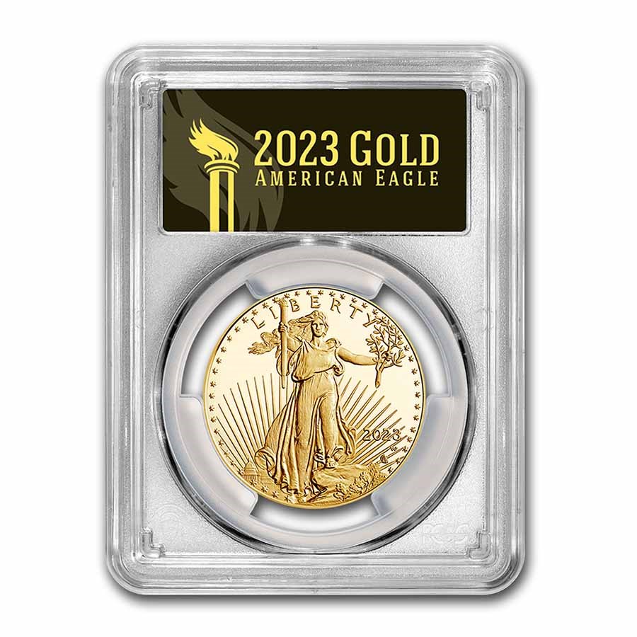 2023-W 1 oz Proof Gold Eagle PR-70 PCGS (AR, Black Label)