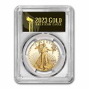 2023-W 1 oz Proof Gold Eagle PR-70 PCGS (FDI, Black Label)