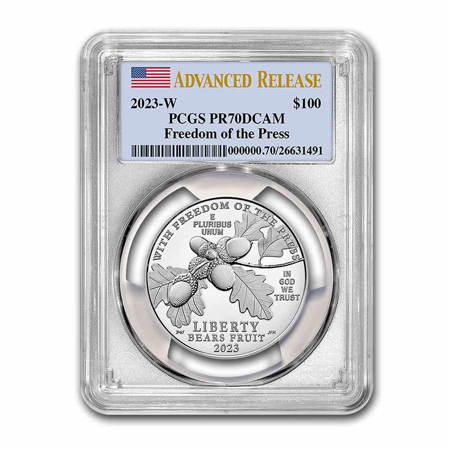 2023-W 1 oz Proof Platinum Eagle PR-70 PCGS (Advance Release)