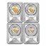 2023-W 4-Coin Proof Gold Eagle Set PR-70 PCGS (AR, Black)