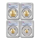 2023-W 4-Coin Proof Gold Eagle Set PR-70 PCGS (First Day)
