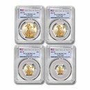 2023-W 4-Coin Proof Gold Eagle Set PR-70 PCGS (First Day)