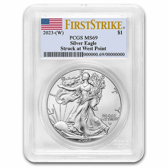 2023-(W) American Silver Eagle MS-69 PCGS (FirstStrike®) 2023-(W) American Silver Eagle MS-69 PCGS (FirstStrike®)