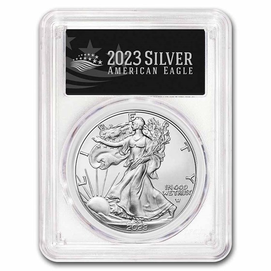 2023-(W) American Silver Eagle MS-70 PCGS (FS,Black Label) 2023-(W) American Silver Eagle MS-70 PCGS (FS,Black Label)