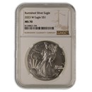 2023-W Burnished Silver Eagle MS-70 NGC