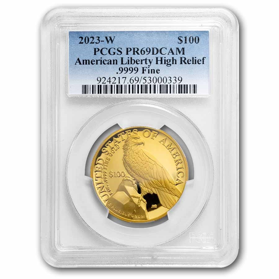 2023-W High Relief American Liberty Gold PR-69 PCGS