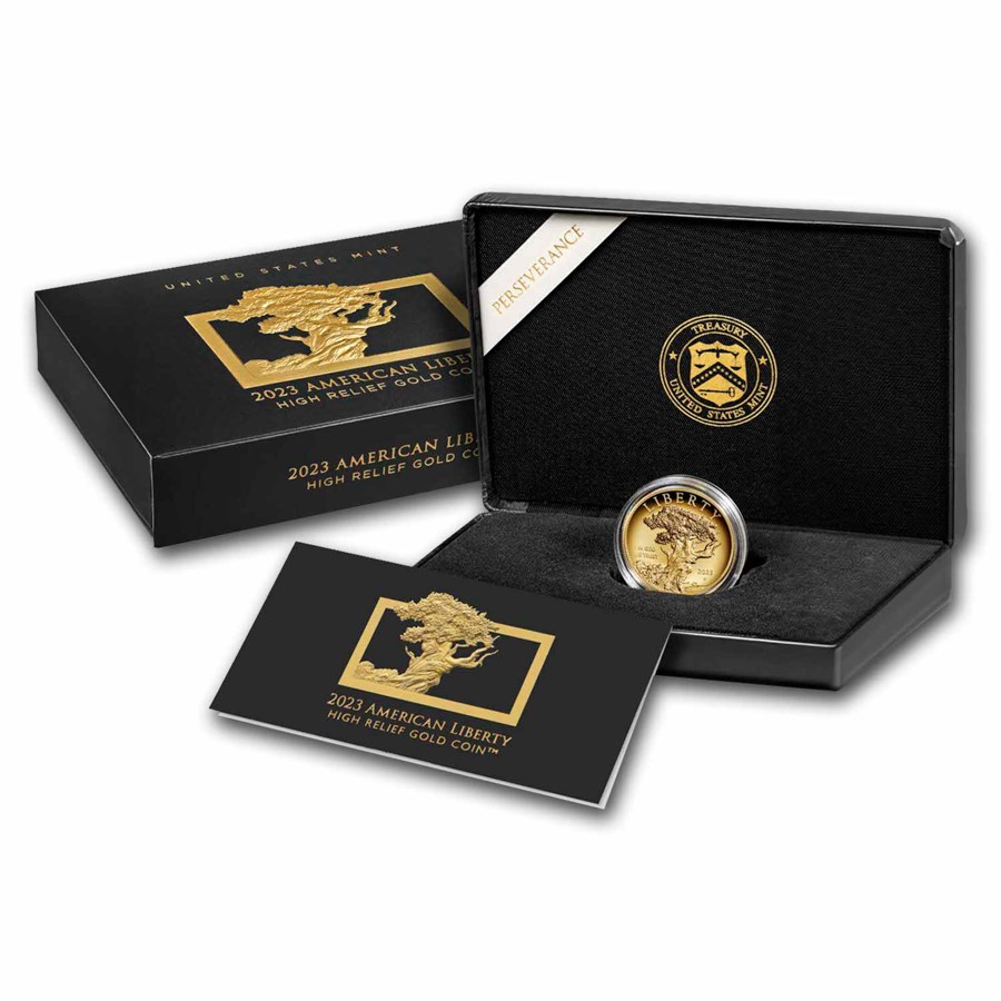2023-W High Relief American Liberty Gold Proof (Box & CoA)