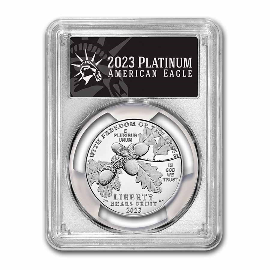 2023-W Proof Platinum Eagle PR-70 PCGS (Advance Release, Black)