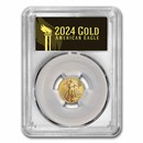 2024 1/10 oz American Gold Eagle MS-70 PCGS (FDI, Black Label)