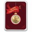 2024 1/10 oz American Gold Eagle - w/Christmas Ball Ornament Card