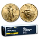 2024 1/10 oz American Gold Eagles (50-Coin MDP® + PCGS FS® Tube)