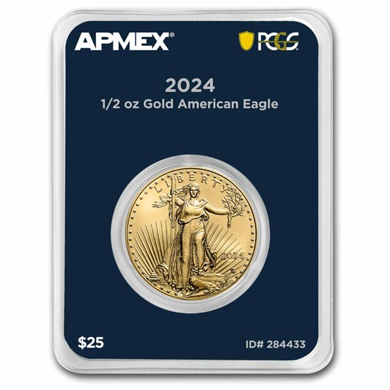2024 1/2 oz American Gold Eagle (MD® Premier + PCGS FirstStrike®) 2024 1/2 oz American Gold Eagle (MD® Premier + PCGS FirstStrike®)