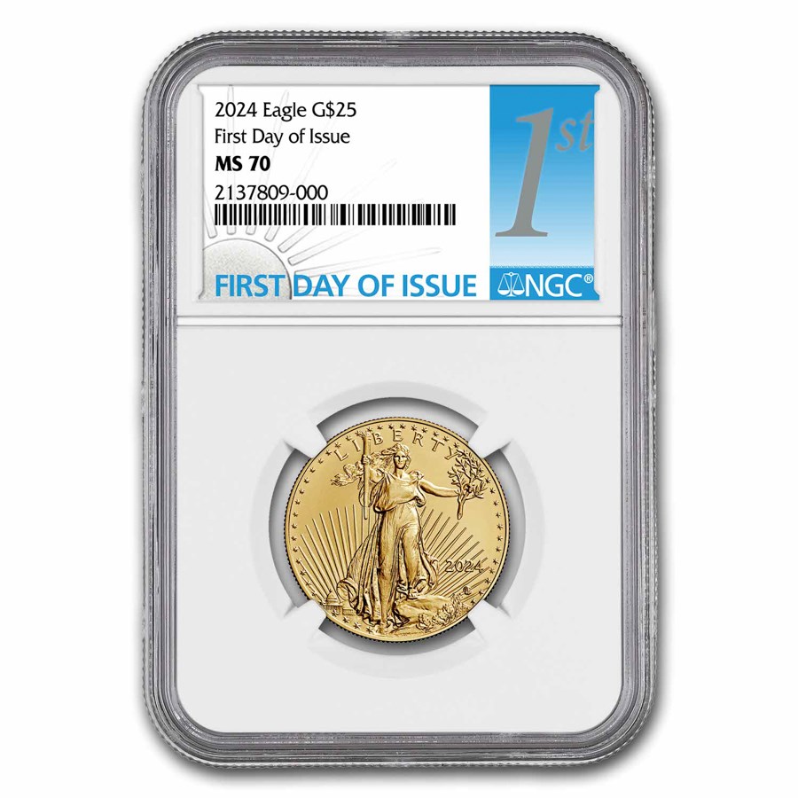 2024 1/2 oz American Gold Eagle MS-70 NGC (First Day of Issue)