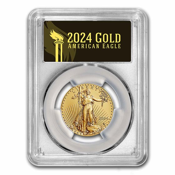 2024 1/2 oz American Gold Eagle MS-70 PCGS (FDI, Black Label) 2024 1/2 oz American Gold Eagle MS-70 PCGS (FDI, Black Label)