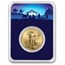 2024 1/2 oz American Gold Eagle - w/Starry Night Nativity Card