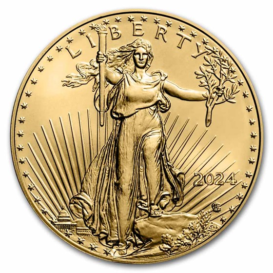 2024 1/4 oz American Gold Eagle Coin BU 2024 1/4 oz American Gold Eagle Coin BU