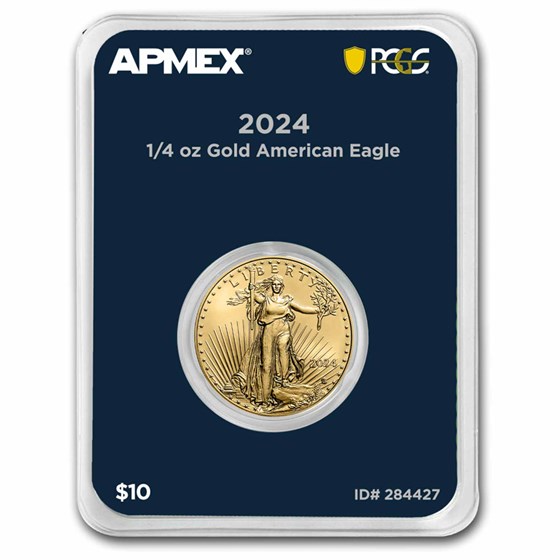 2024 1/4 oz American Gold Eagle (MD® Premier + PCGS FirstStrike®) 2024 1/4 oz American Gold Eagle (MD® Premier + PCGS FirstStrike®)