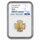 2024 1/4 oz American Gold Eagle MS-69 NGC (Early Releases)