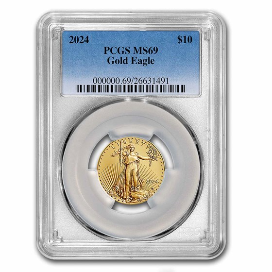 2024 1/4 oz American Gold Eagle MS-69 PCGS 2024 1/4 oz American Gold Eagle MS-69 PCGS