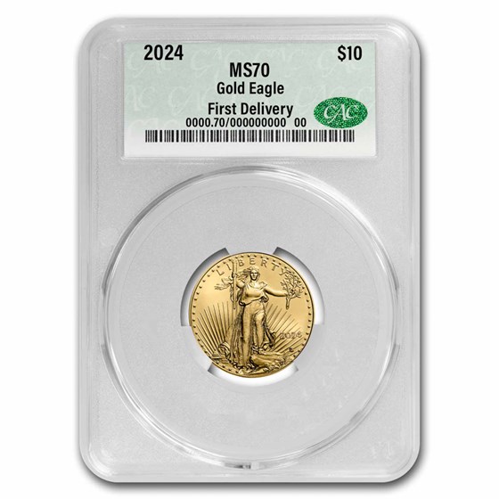 2024 1/4 oz American Gold Eagle MS-70 CAC (First Delivery) 2024 1/4 oz American Gold Eagle MS-70 CAC (First Delivery)