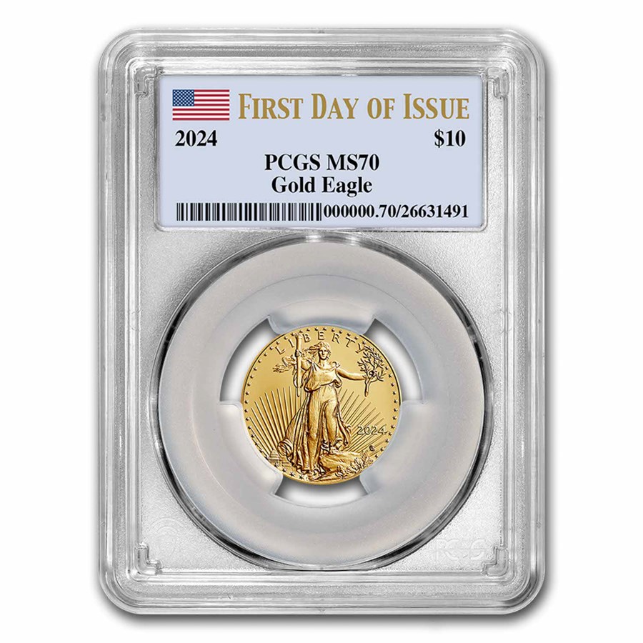 2024 1/4 oz American Gold Eagle MS-70 PCGS (First Day of Issue)