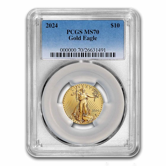 2024 1/4 oz American Gold Eagle MS-70 PCGS 2024 1/4 oz American Gold Eagle MS-70 PCGS