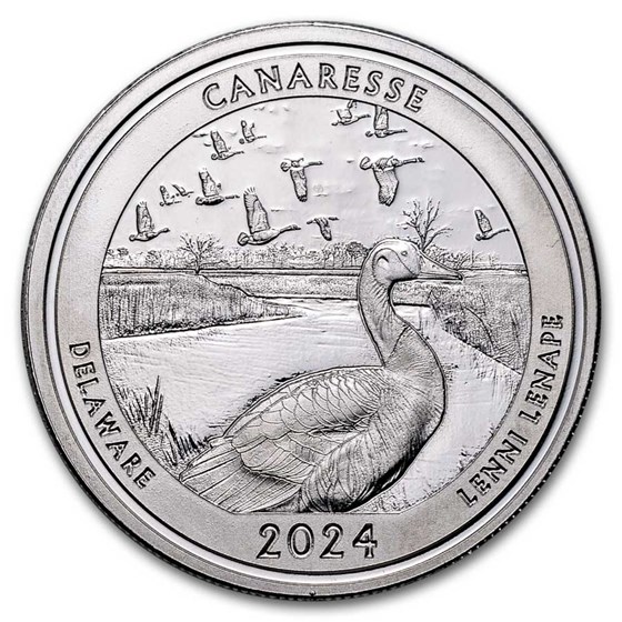 2024 1 oz Ag NATB Delaware Bombay Hook National Wildlife Refuge 2024 1 oz Ag NATB Delaware Bombay Hook National Wildlife Refuge