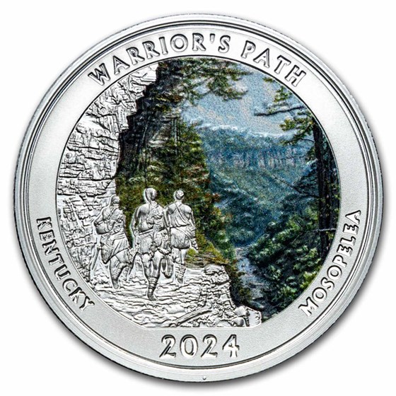 2024 1 oz Ag NATB Kentucky Cumberland Gap National Park (Color)