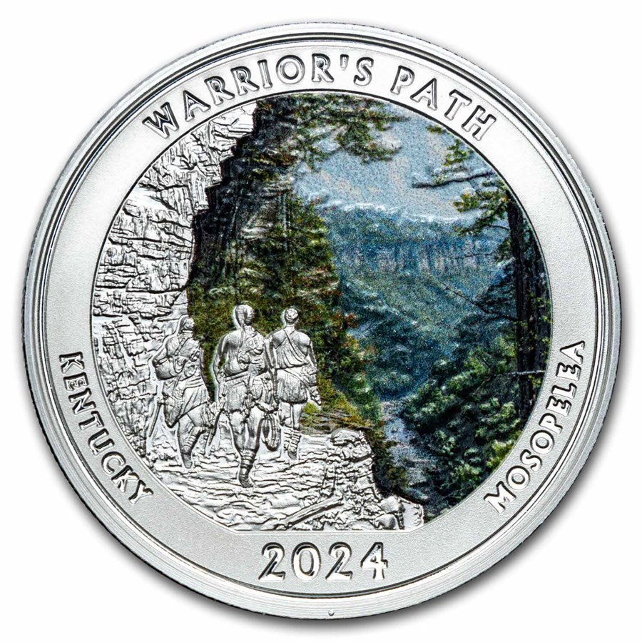2024 1 oz Ag NATB Kentucky Cumberland Gap National Park (Color)