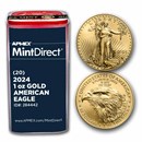 2024 1 oz American Gold Eagle (20-Coin MintDirect® Tube)