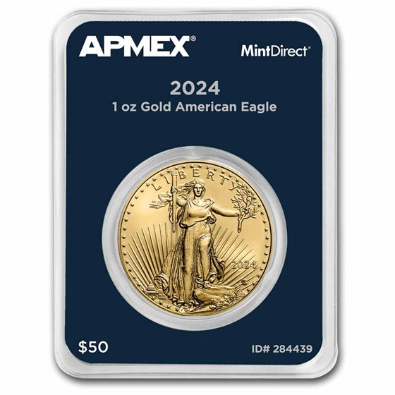 2024 1 oz American Gold Eagle (MintDirect® Single) 2024 1 oz American Gold Eagle (MintDirect® Single)