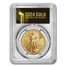 2024 1 oz American Gold Eagle MS-70 PCGS (FS, Black Label)